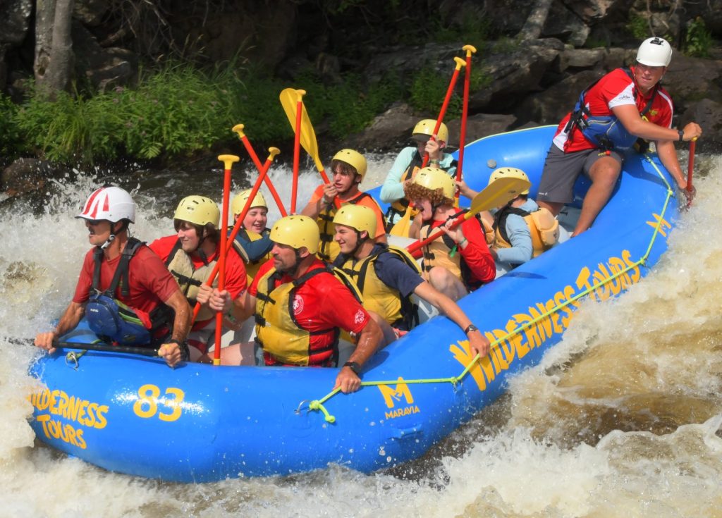 Troop 229 Scouts whitewater rafting